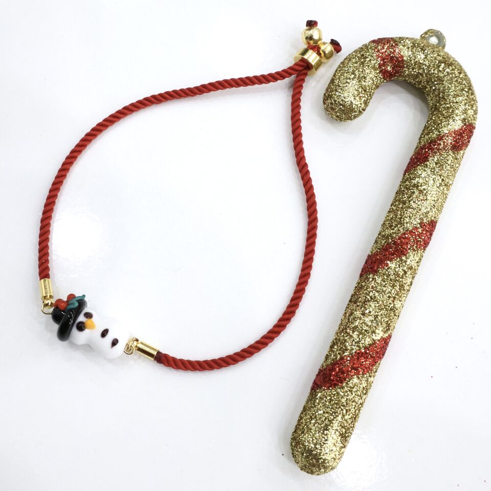 Yılbaşı Temalı Murano Bileklik