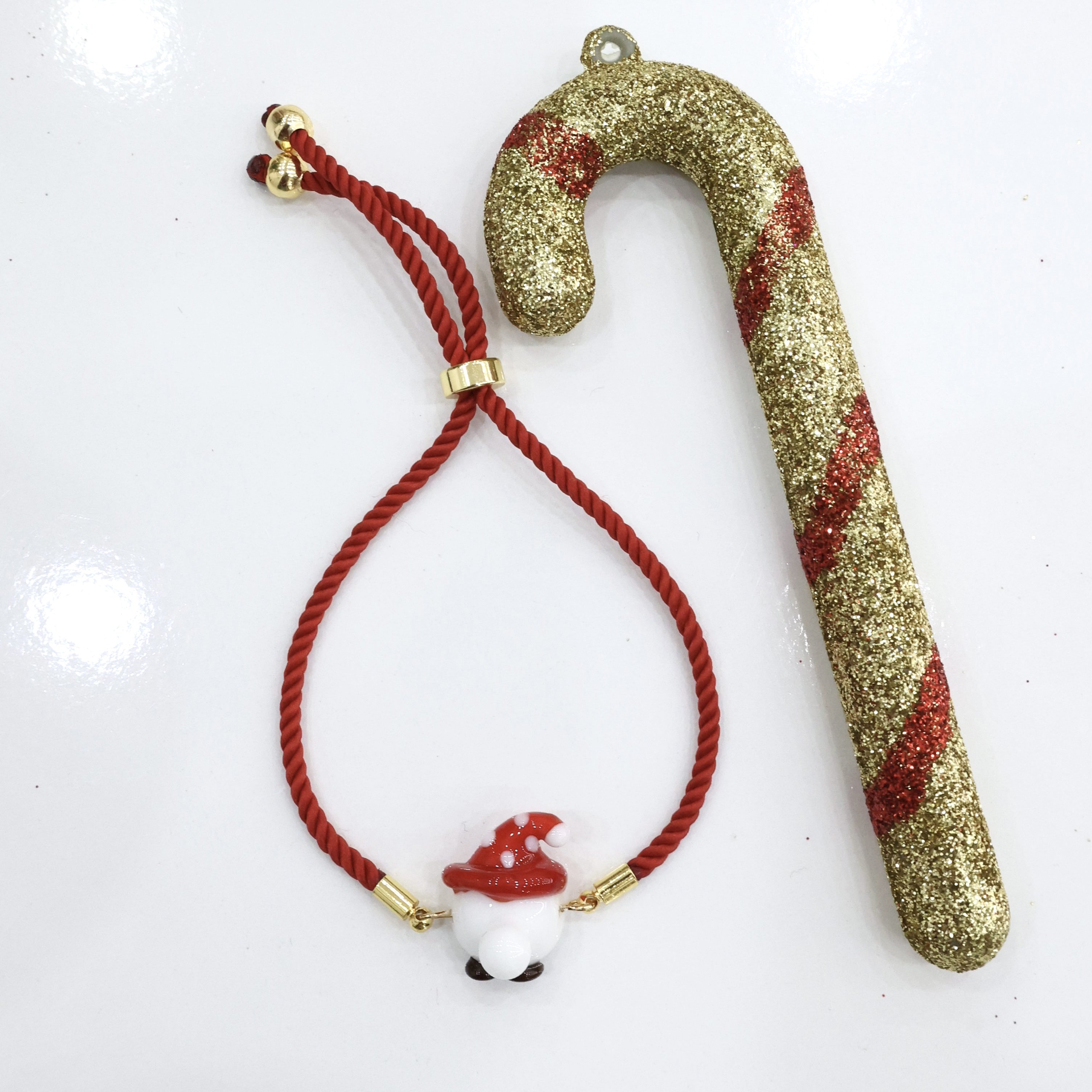 Yılbaşı Temalı Murano Bileklik