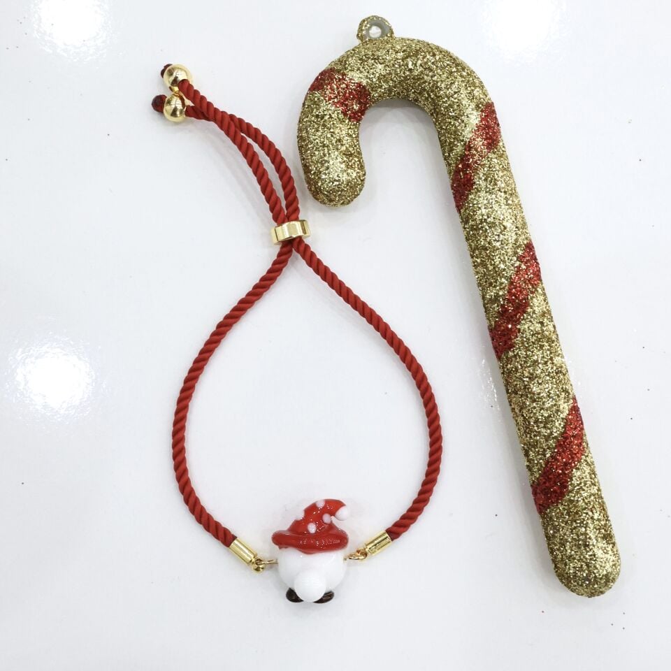 Yılbaşı Temalı Murano Bileklik