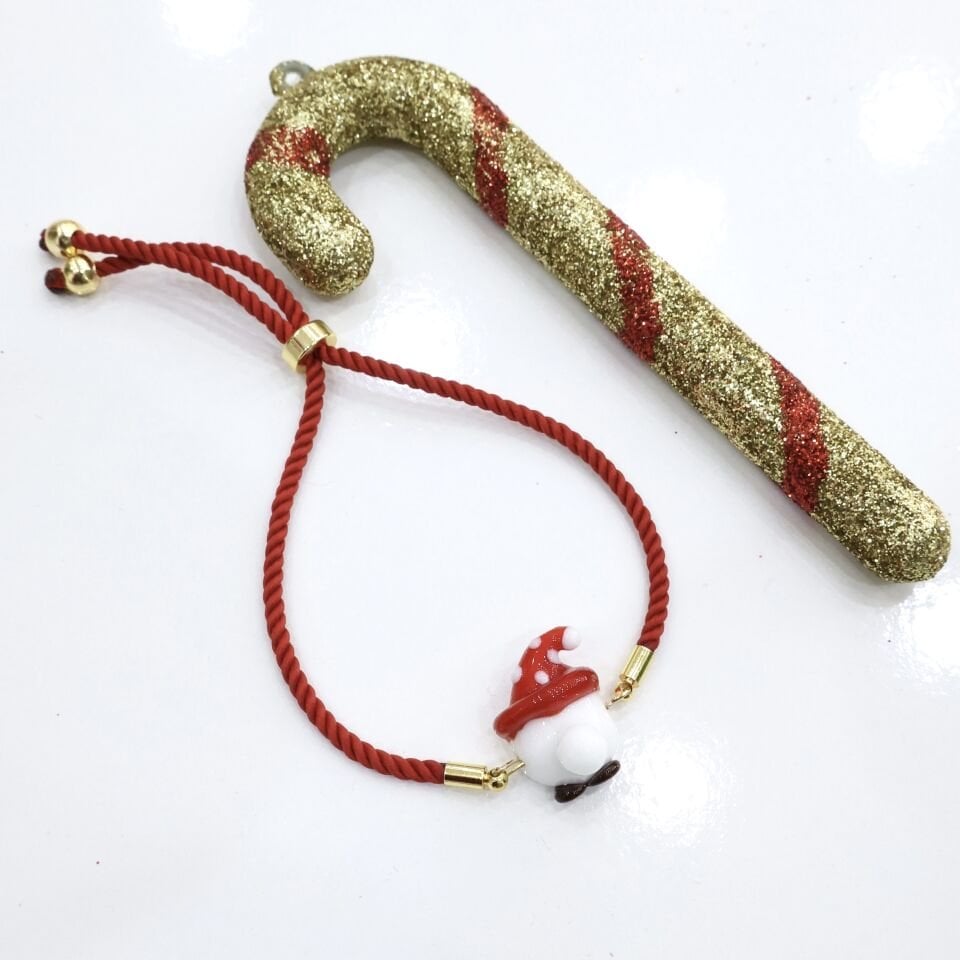 Yılbaşı Temalı Murano Bileklik