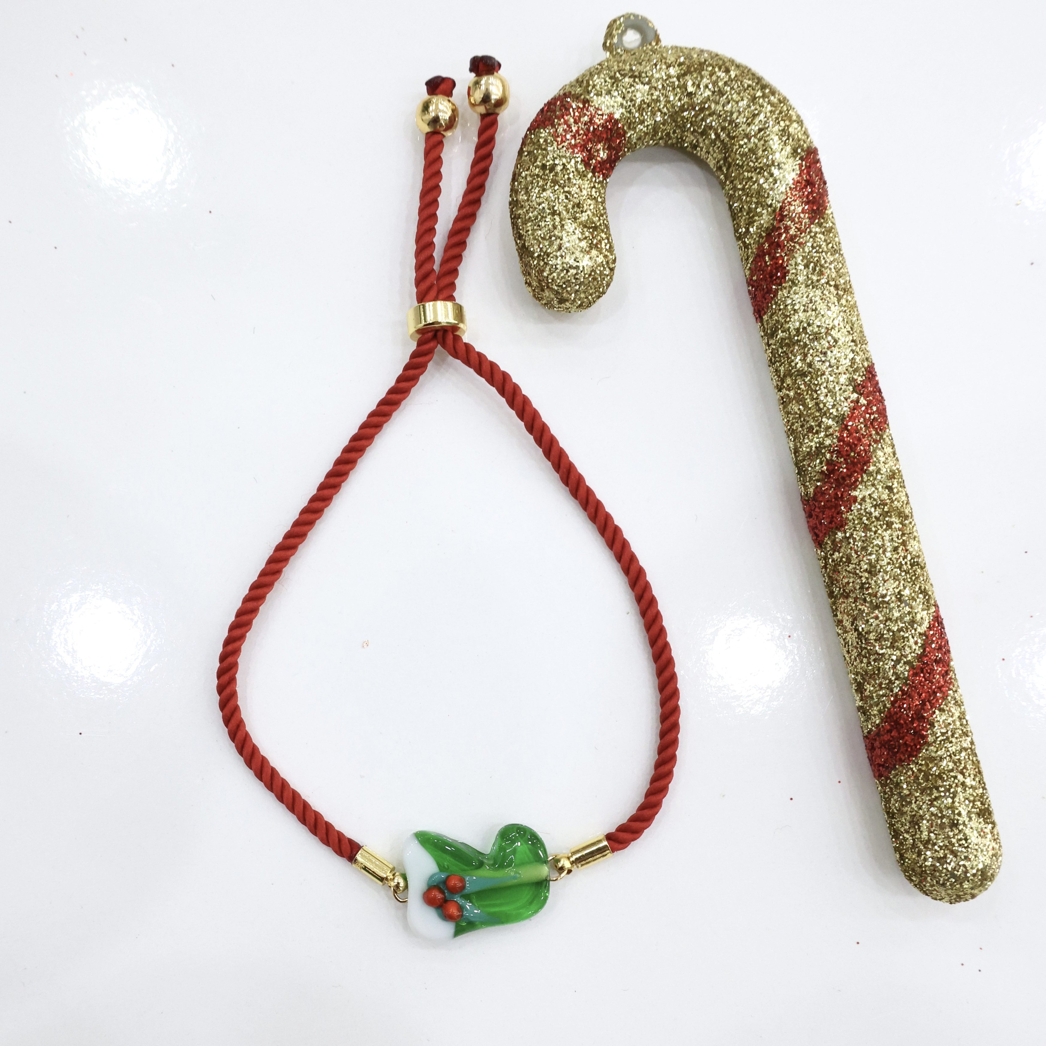 Yılbaşı Temalı Murano Bileklik