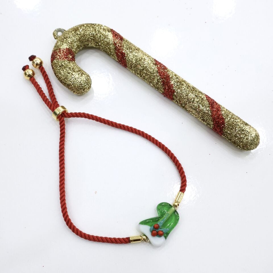 Yılbaşı Temalı Murano Bileklik