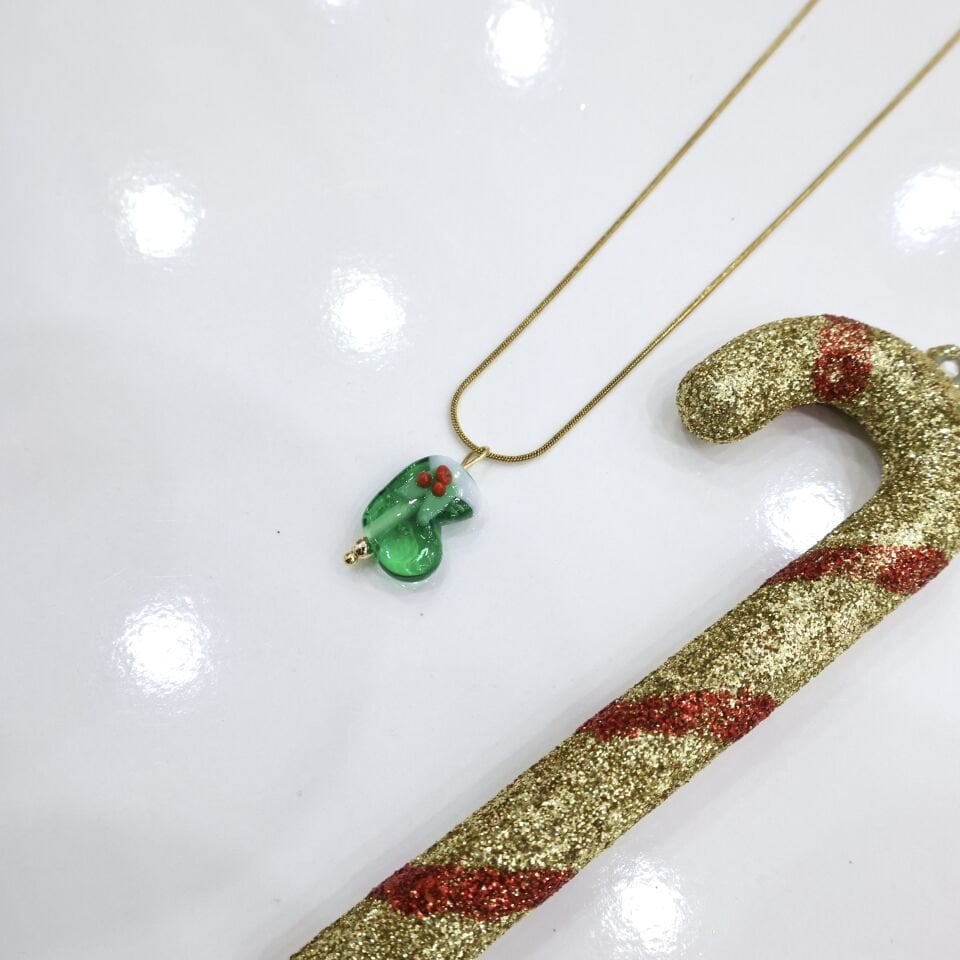 Çelik Yılbaşı Murano Kolye