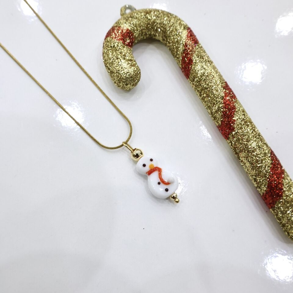 Çelik Yılbaşı Murano Kolye