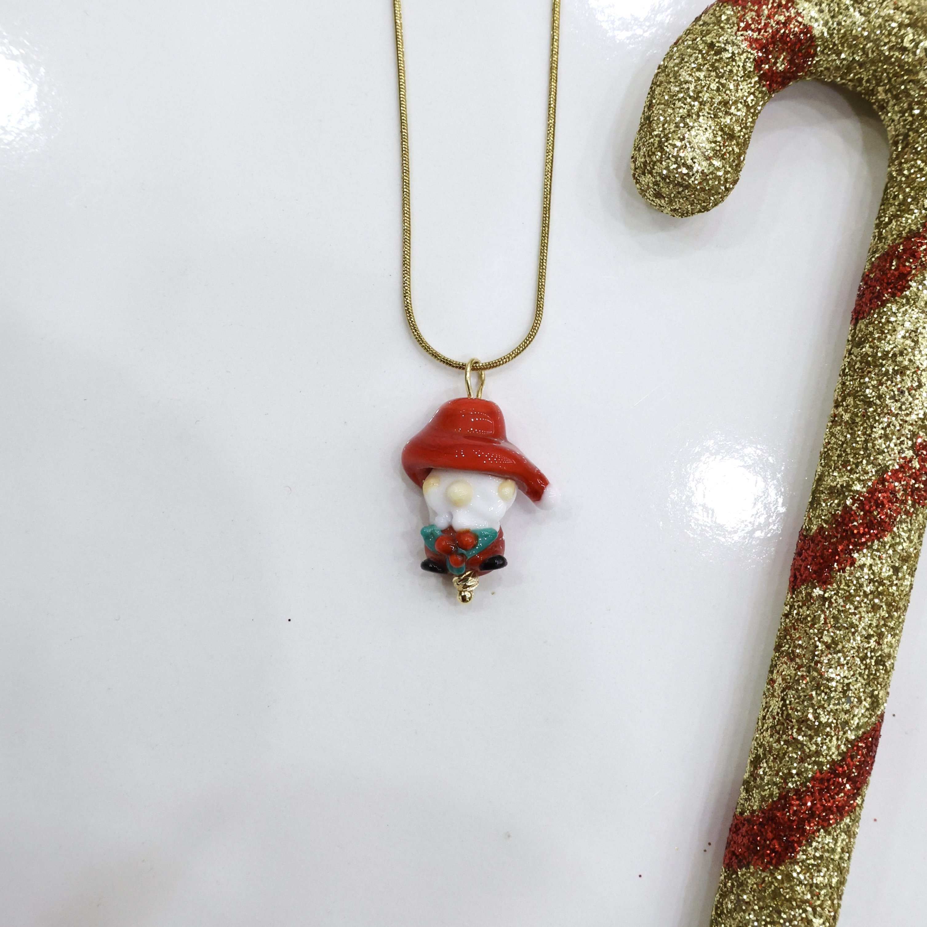 Çelik Yılbaşı Murano Kolye