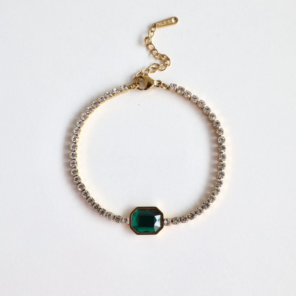 Özel Seri Yeşil Su Yolu Bileklik