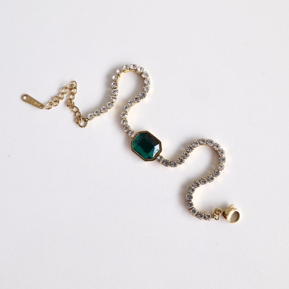 Özel Seri Yeşil Su Yolu Bileklik