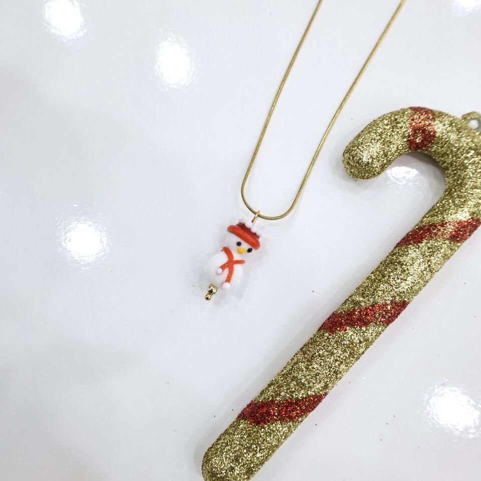 Çelik Yılbaşı Murano Kolye