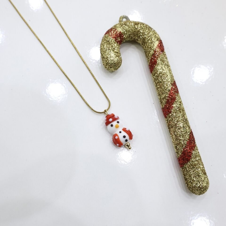 Çelik Yılbaşı Murano Kolye