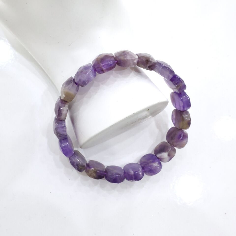 Doğal Ametist Taşı Bileklik
