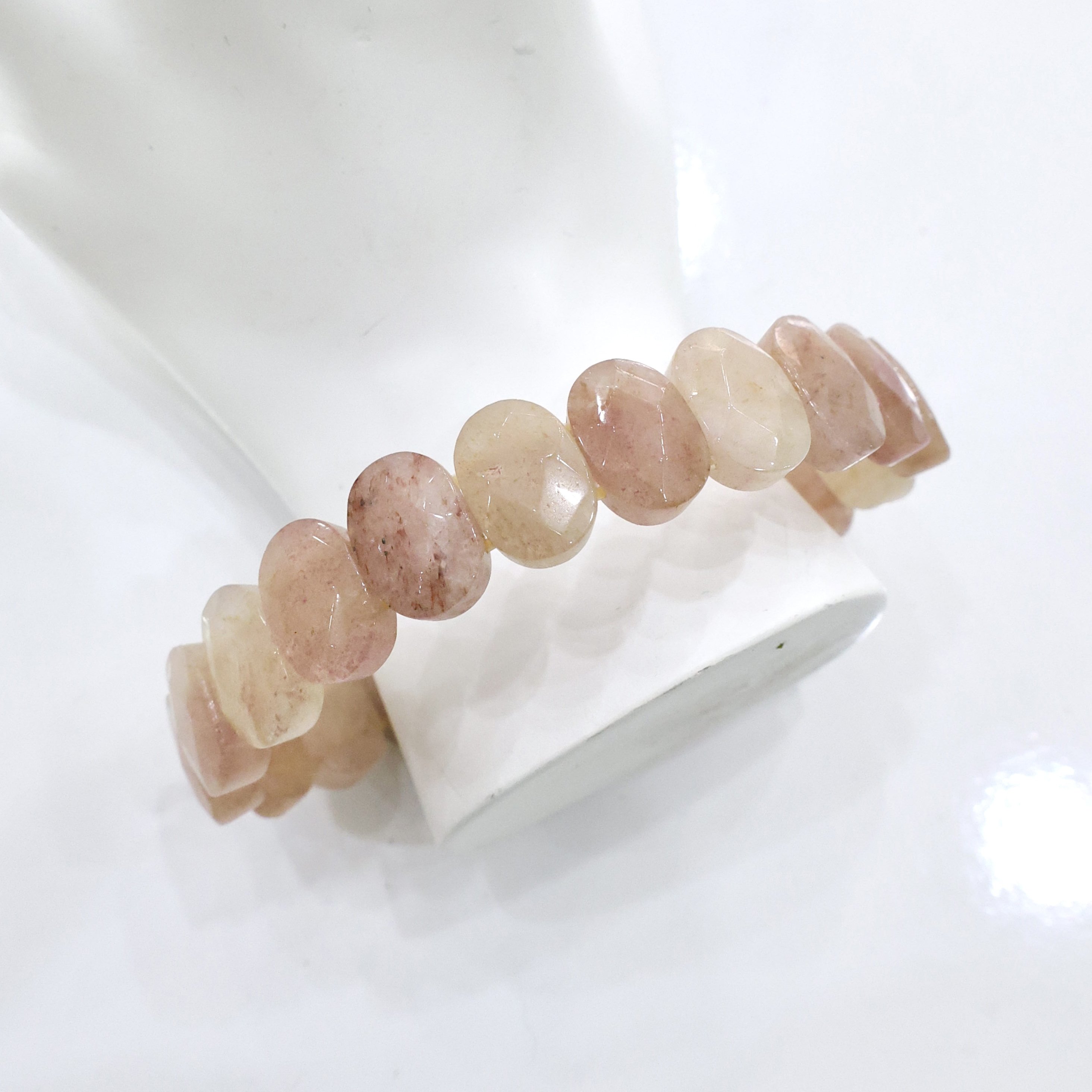 Doğal Çilek Kuvars Bileklik
