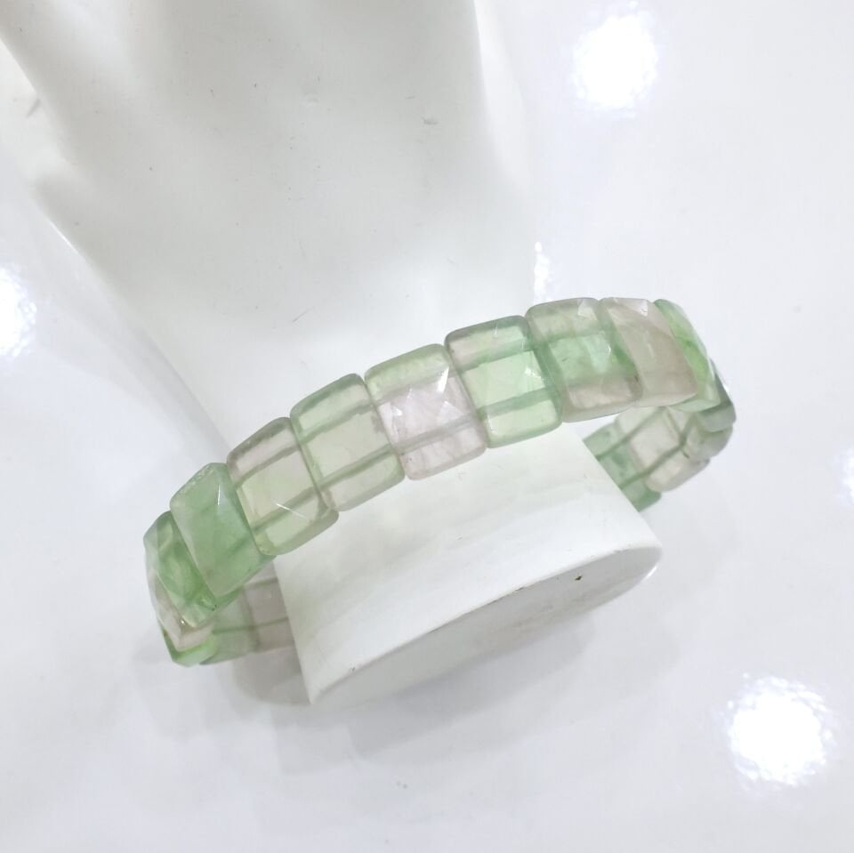 Doğal Florit Taşı Bileklik