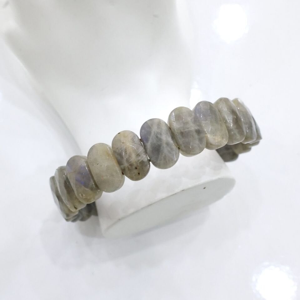 Doğal Labradorit Taşı Bileklik