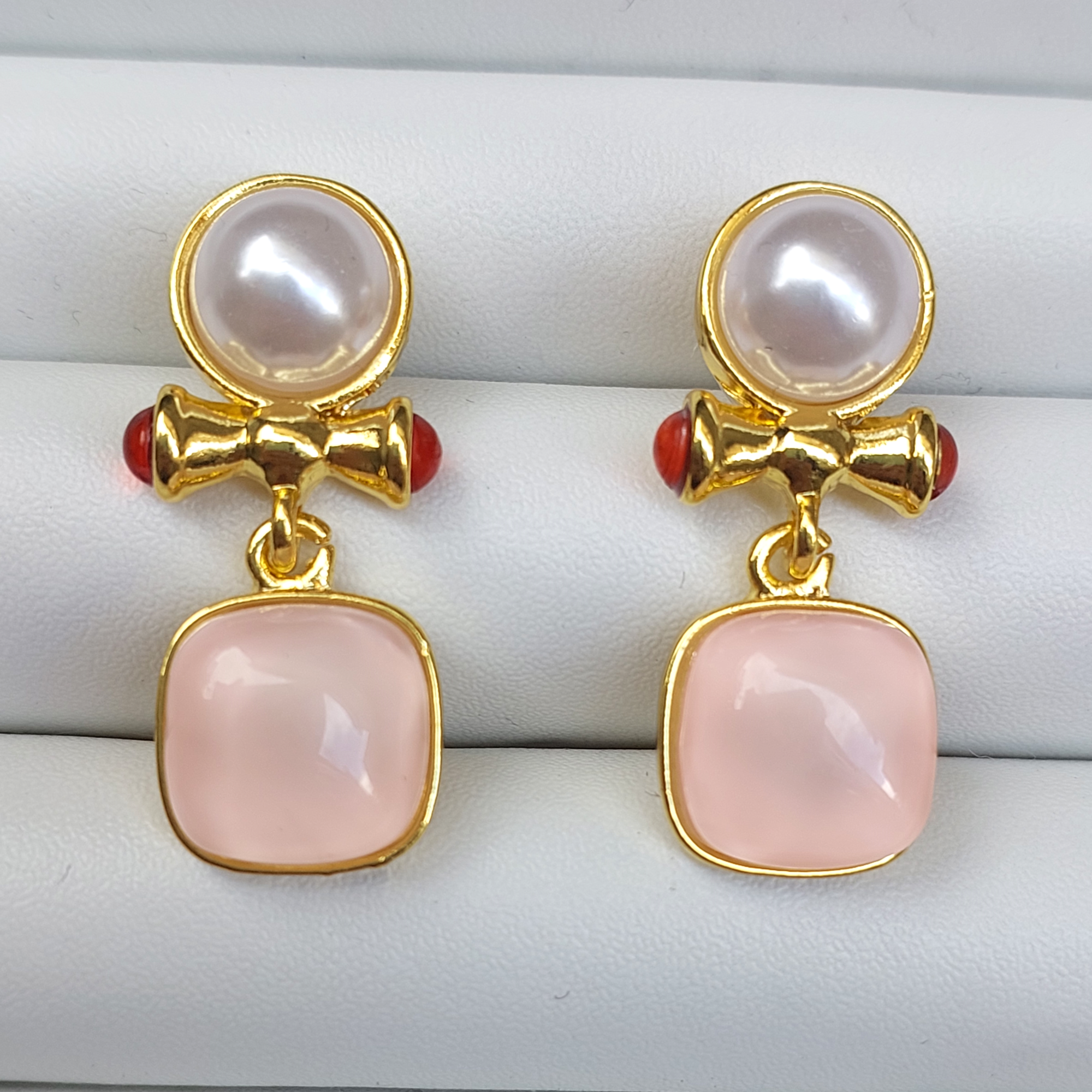 İthal Pembe Küpe