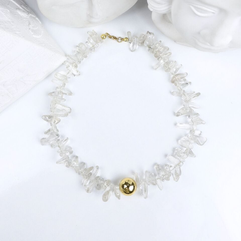 Kristal Kuvars Kolye