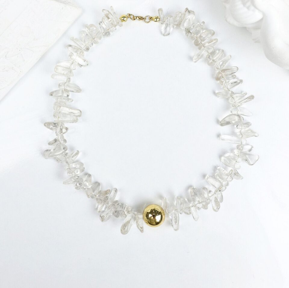 Kristal Kuvars Kolye