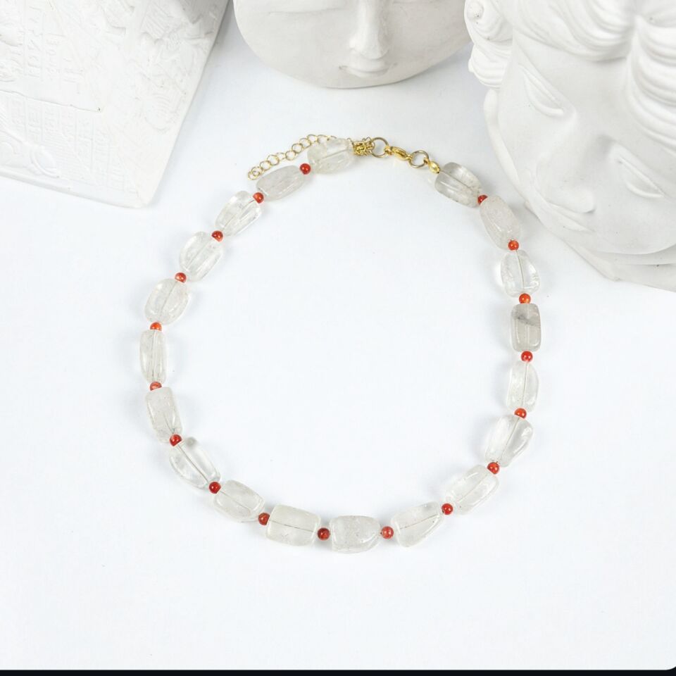 Kristal Kuvars Kolye