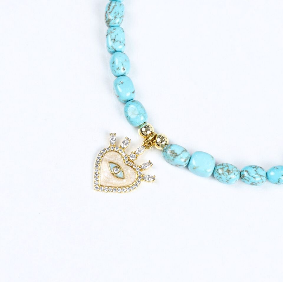 Turkuaz Taşı Kolye