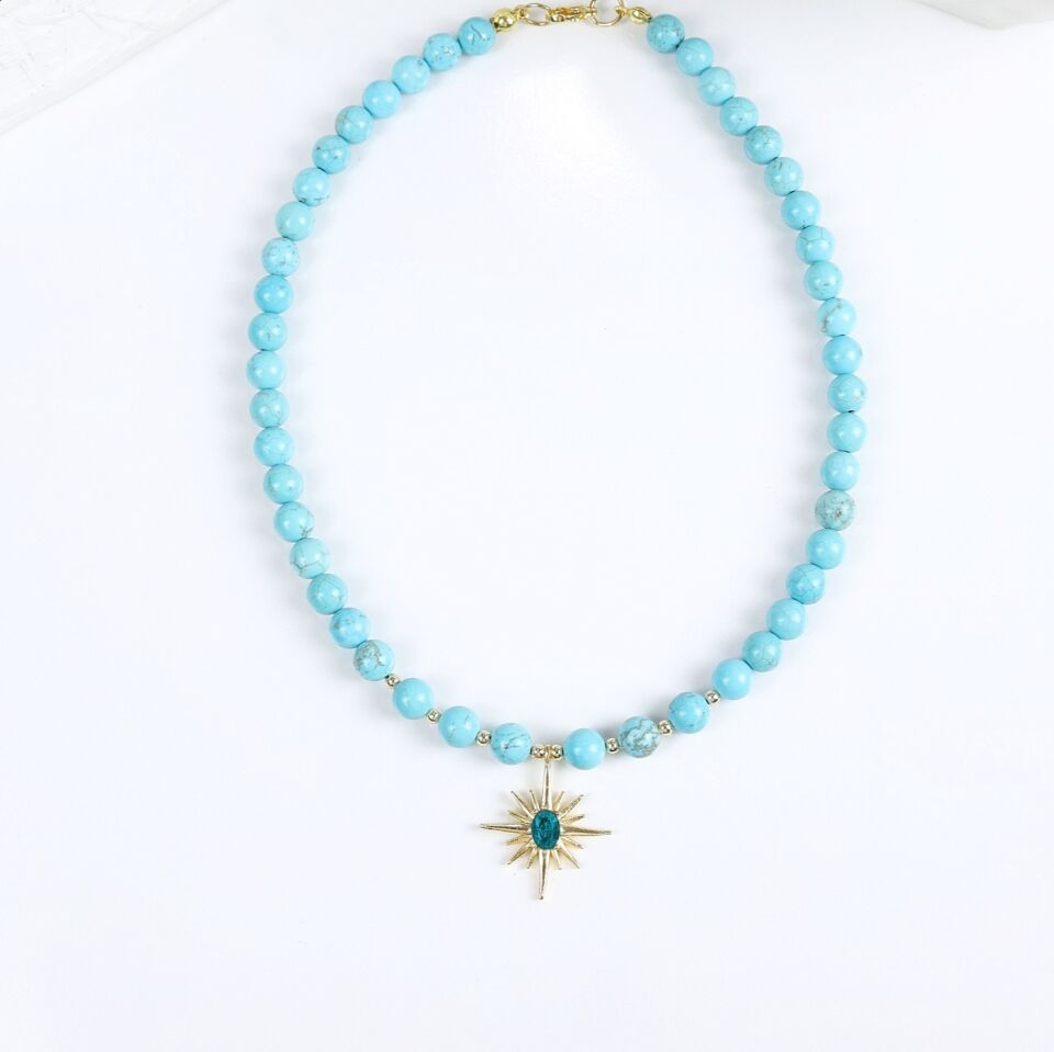 Turkuaz Taşı Kolye
