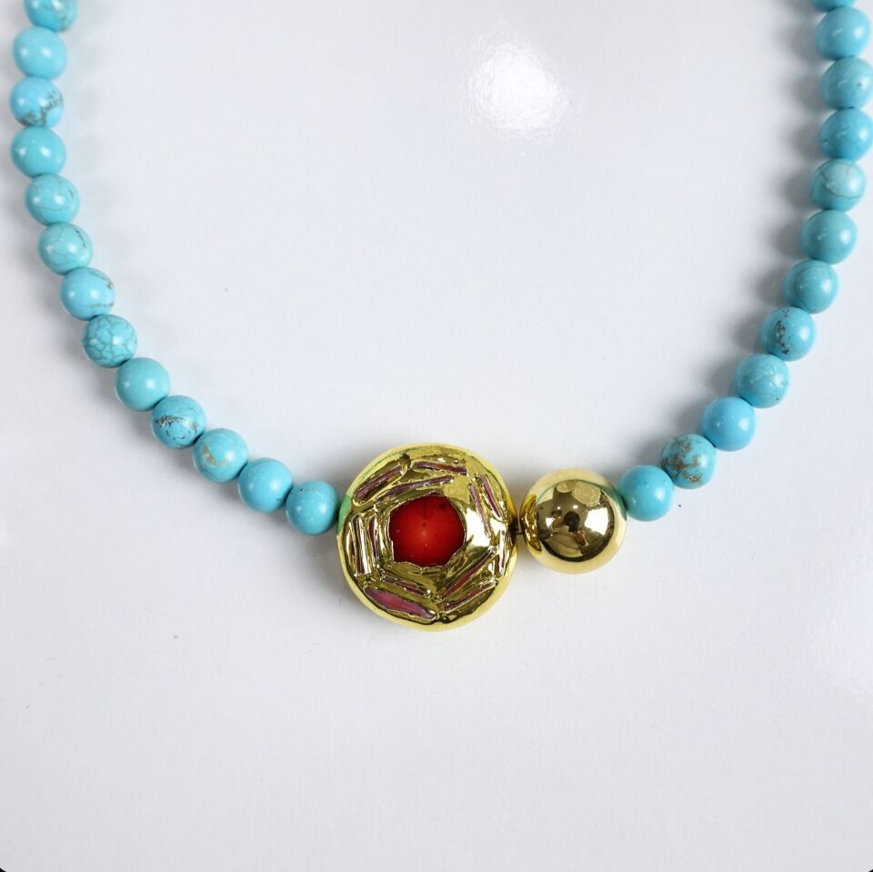 Turkuaz Taşı Kolye