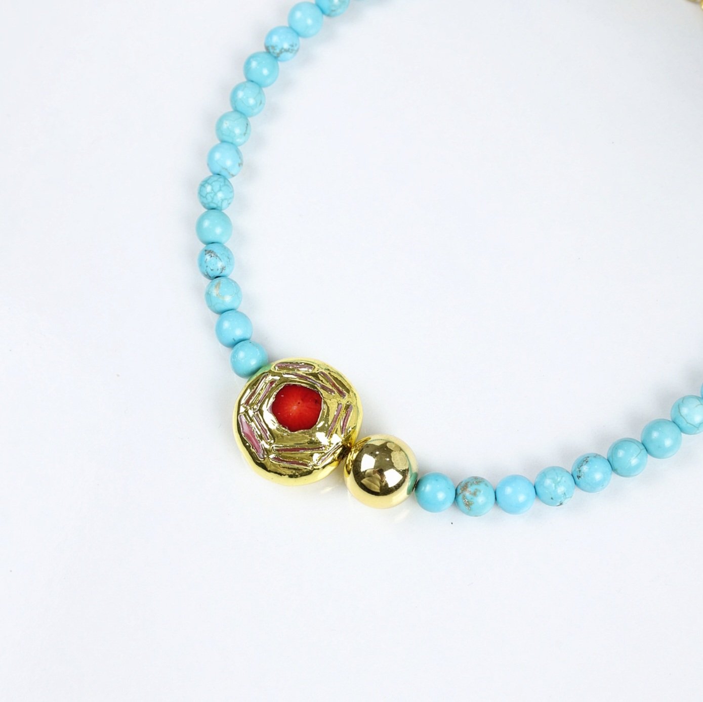 Turkuaz Taşı Kolye