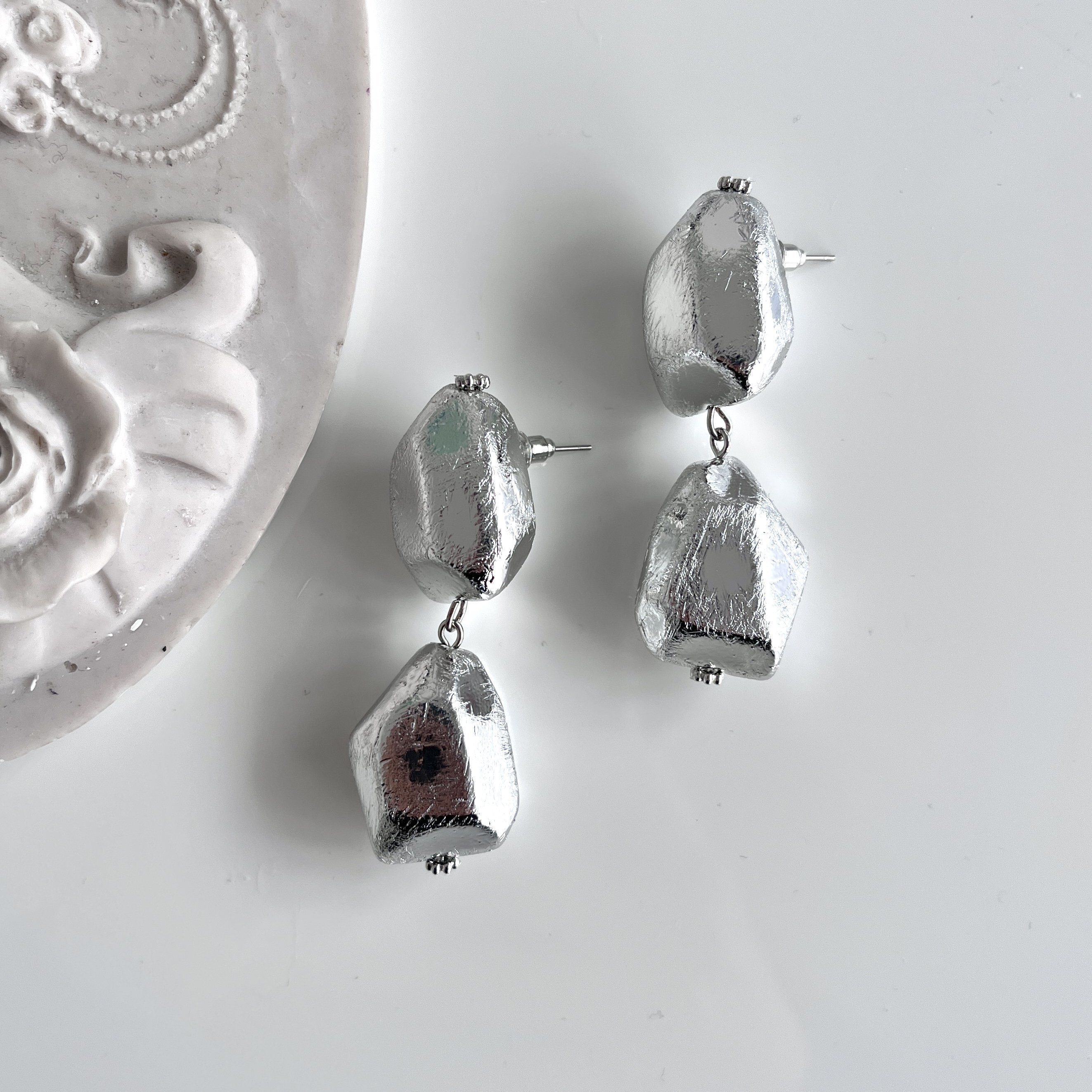 VIP Mat Silver Küpe