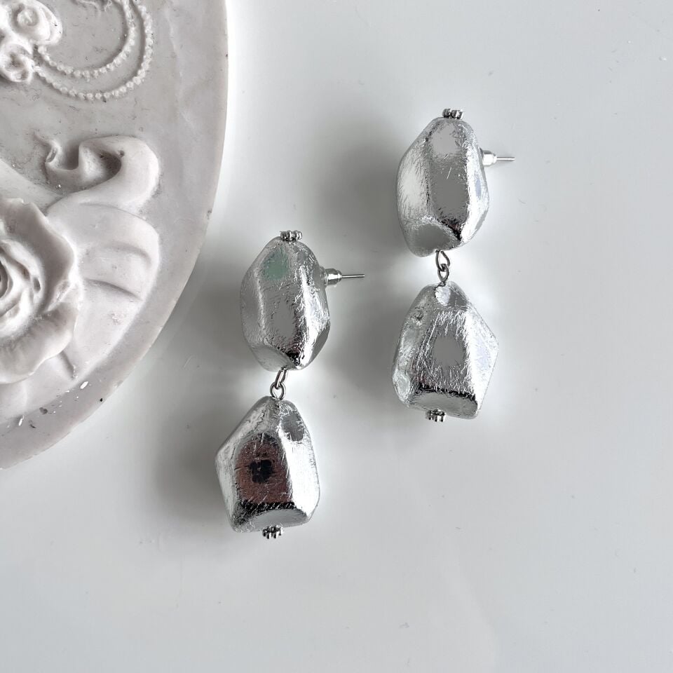 VIP Mat Silver Küpe