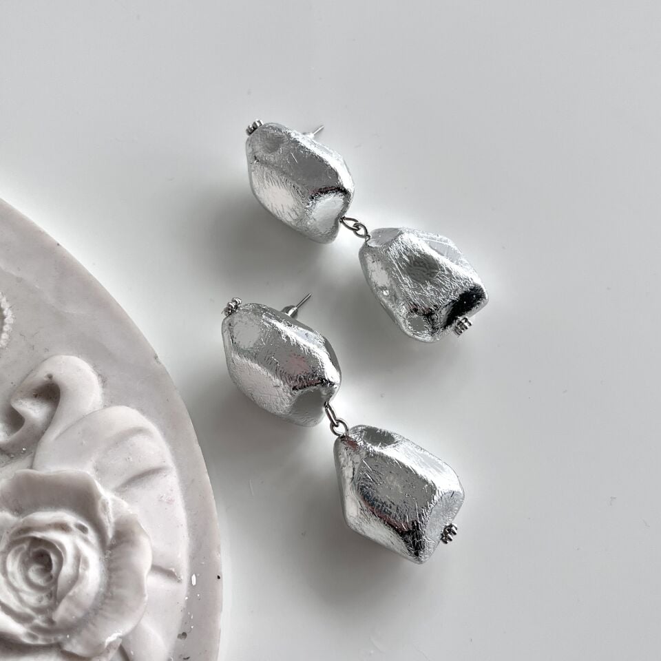 VIP Mat Silver Küpe