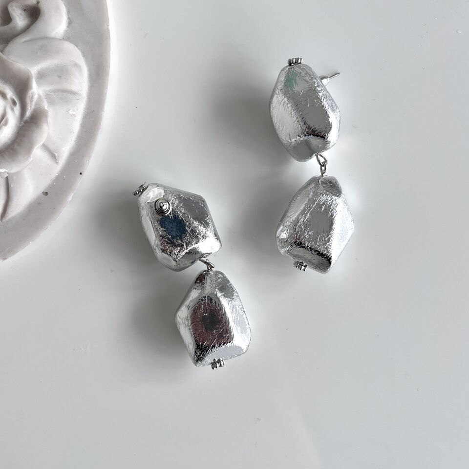 VIP Mat Silver Küpe