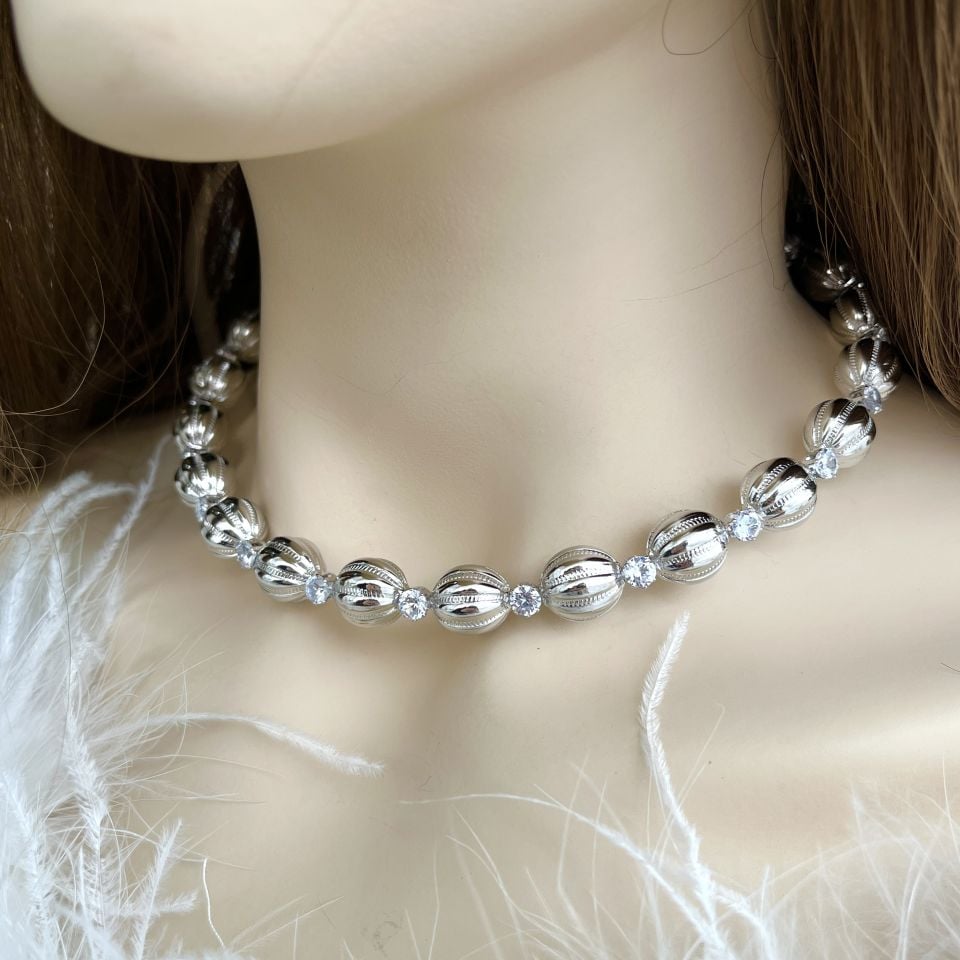 Özel Seri Taşlı Choker Kolye